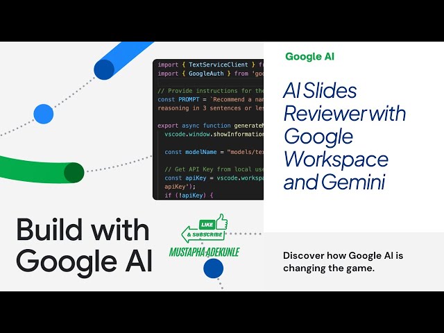 Level Up Your Presentations with AI! Build Your Own AI Slide Reviewer |Gemini |Build with Google AI