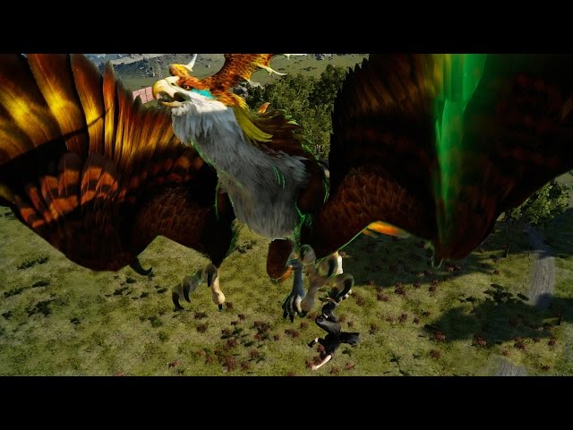 Final Fantasy 15: Griffon Boss Fight (1080p 60fps)