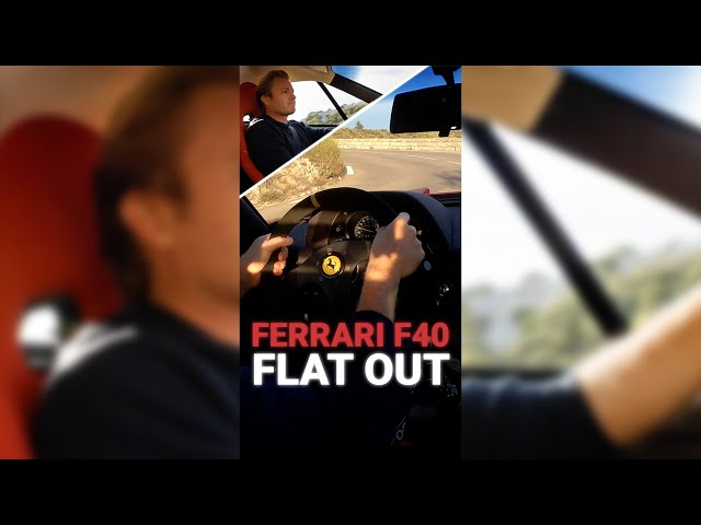 Pushing a Ferrari F40 to its limit…⚡️ | Nico Rosberg #shorts