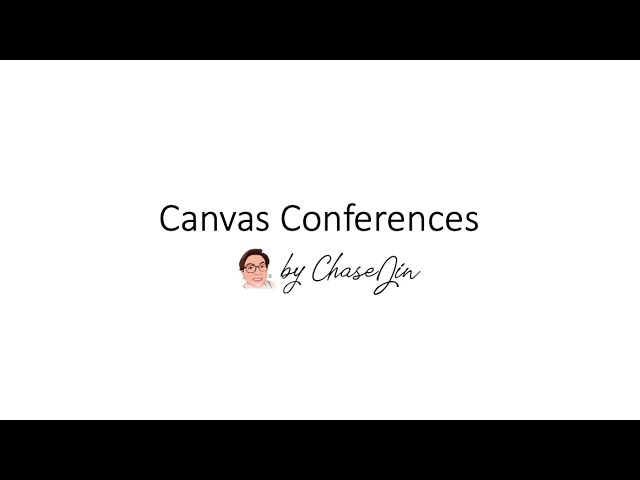 Canvas Conferences