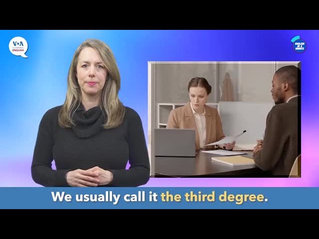 English in a Minute: The Third Degree