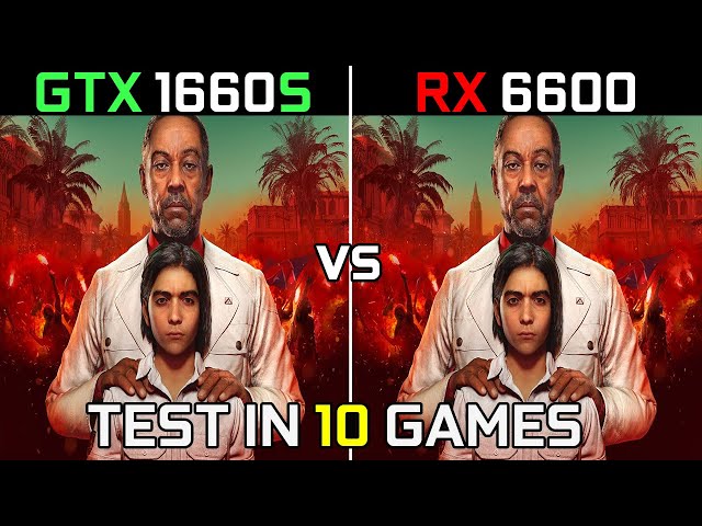 GTX 1660 SUPER vs RX 6600 | How Big is the Difference? | 2022