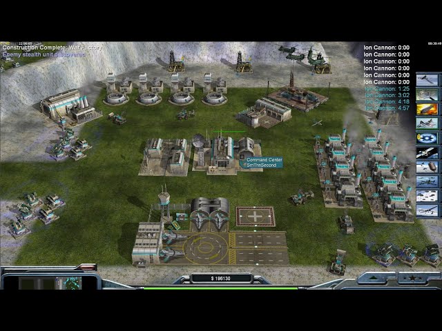 Base Building Sim [Reborn Mod] 1 v 7 Hard | Command & Conquer Zero Hour | USA Commander in Chief