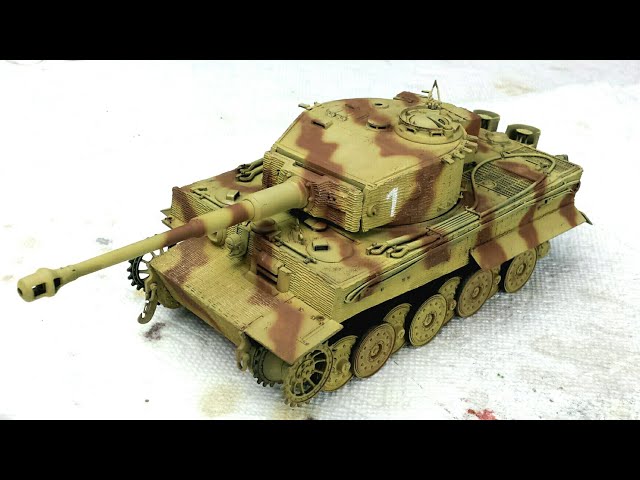 Painting & Weathering Tiger 1 German Camouflage with Tamiya Paints - 506 sPzAbt 1944