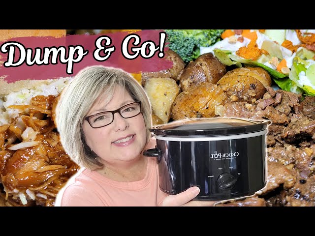 AMAZING! 5 Ingredient DUMP AND GO Crockpot Recipes That Will Blow Your Mind! 🤩