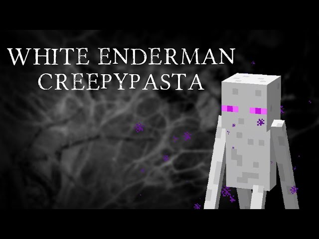 Minecraft Creepypasta White Enderman Slays Victim! HORROR