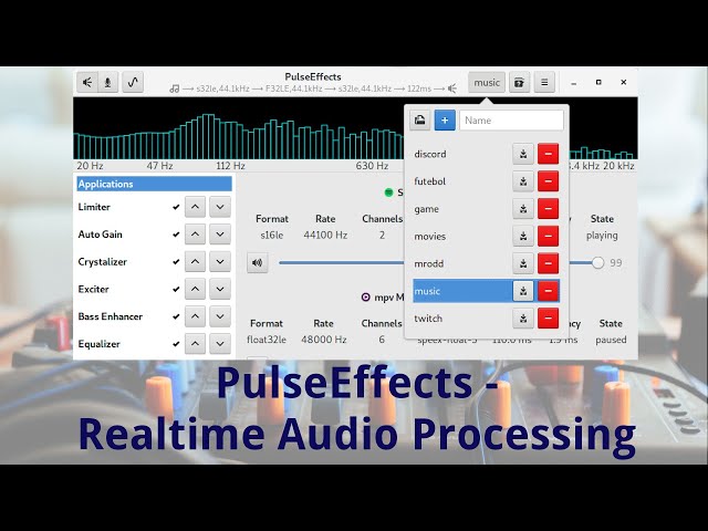 PulseEffects - Realtime Audio Processing (Gate, Compressor)