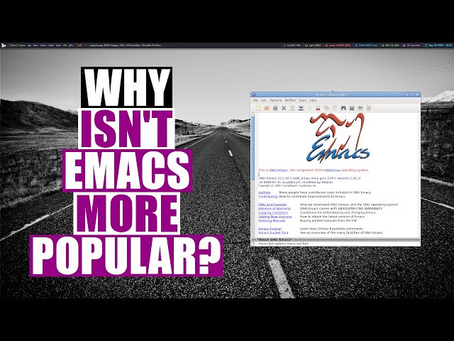 Why Isn't Emacs More Popular?