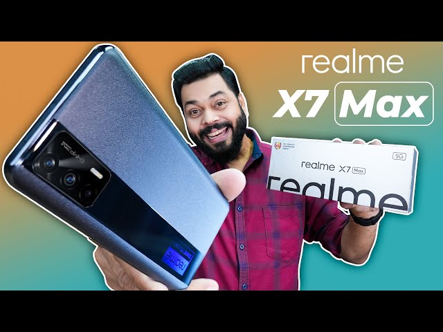 realme X7 Max Unboxing And First Impressions ⚡ Dimensity 1200, 120Hz Screen, 50W Charging & More