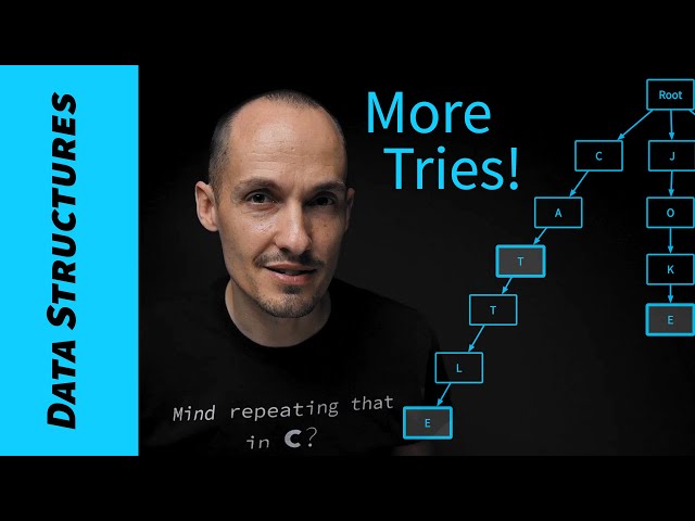 The Trie Data Structure, Part 2 (search, delete)