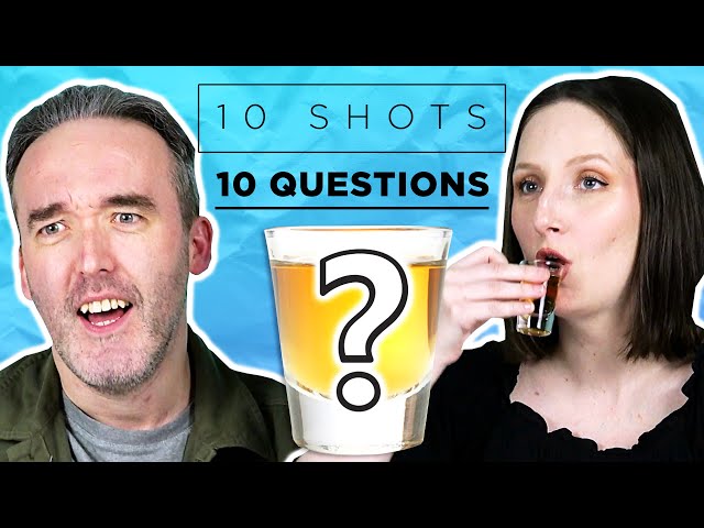 Irish People Try 10 Shots, 10 Questions: Dermot & Gráinne