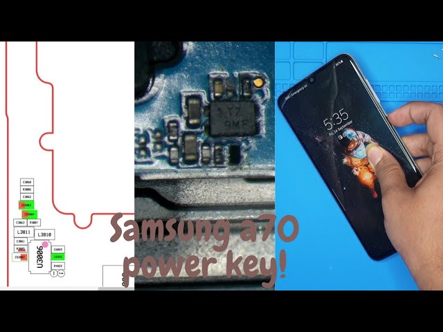 Samsung a70/A70s won't turn on power button repair 100%