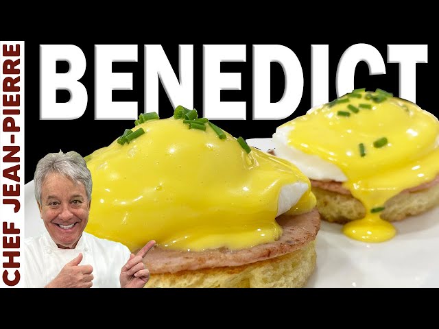 3 MINUTE HOLLANDAISE Eggs Benedict - Chef Jean-Pierre