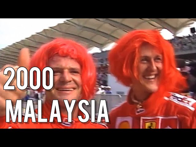 FERRARI DOMINATED SEPANG - 2000 Malaysian Grand Prix