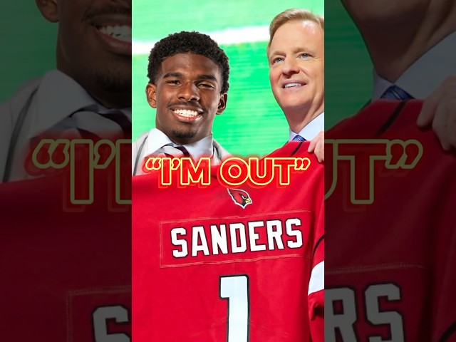SHEDEUR SANDERS NOT GOING TO THE NFL