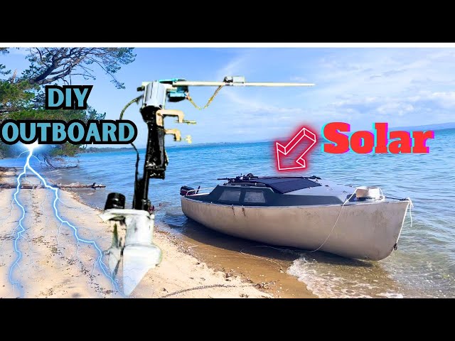 Unlimited Range Solar Boat, Electric Seagull Motor