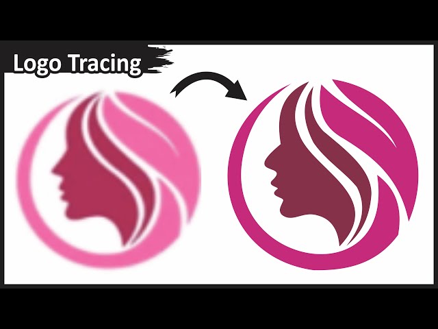 Tracing Logo in Coreldraw || How to trace a low quality Logo into High Quality