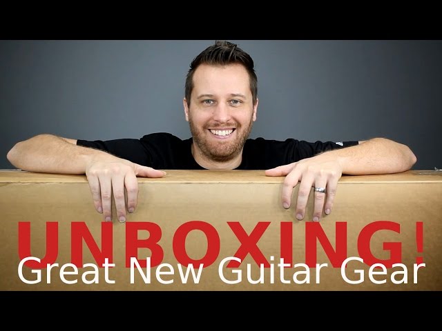 Unboxing: G&L, Hot Ice Overdrive, Obsidian Wire,  Meze, and D'Addario!