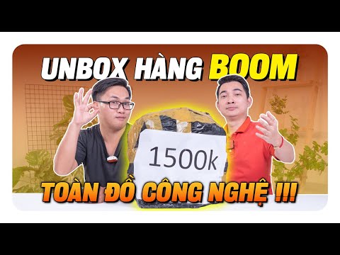 Unbox hàng boom