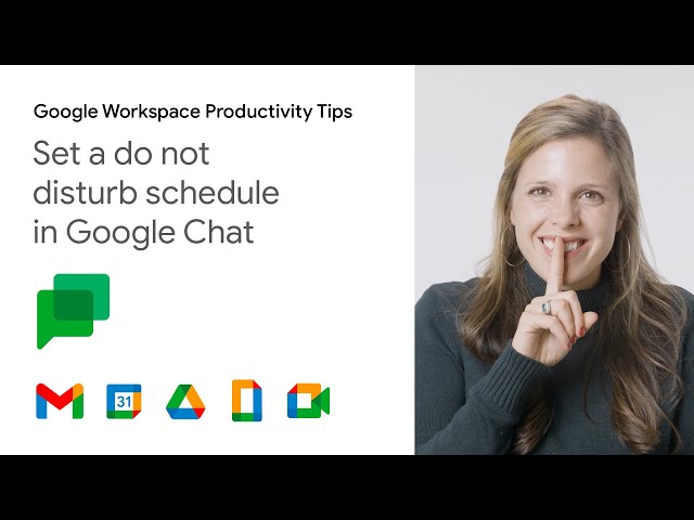 Set a do not disturb schedule in Google Chat