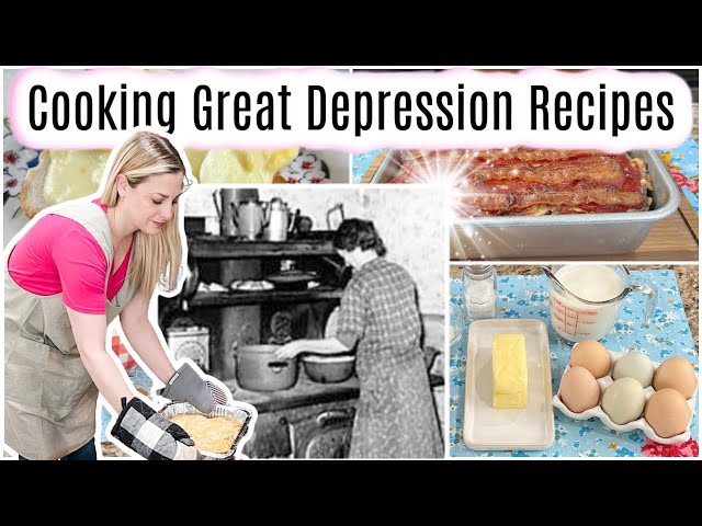 Great Depression Recipes That Are A Hit!!