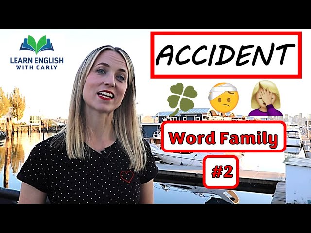 English Vocabulary 🤕 Word Family 2 - Accident 🍀 | Improve your Vocabulary #wordfamily