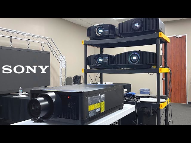 SONY VPL-GTZ380 4K SXRD 10,000 Lumen Laser Projector - It's Glorious!!