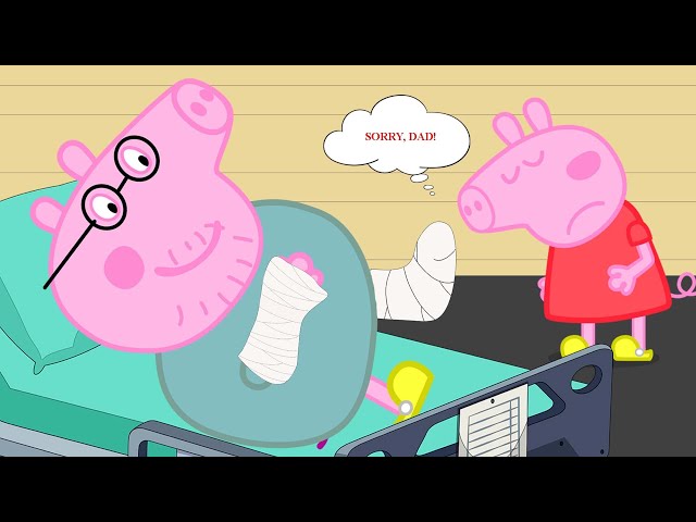 Peppa Pig Sorry Dad, Because of You, I'm Like This ?? | Peppa Pig Funny Animation