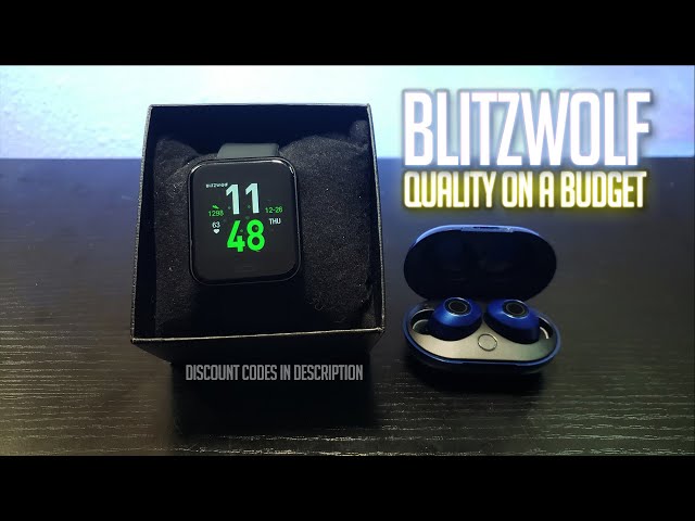Blitzwolf Smart Watch and True Wireless Earbuds