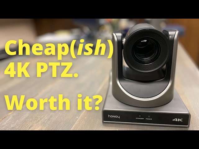 Cheap(ish) 4K PTZ camera for live streaming. Can it be?