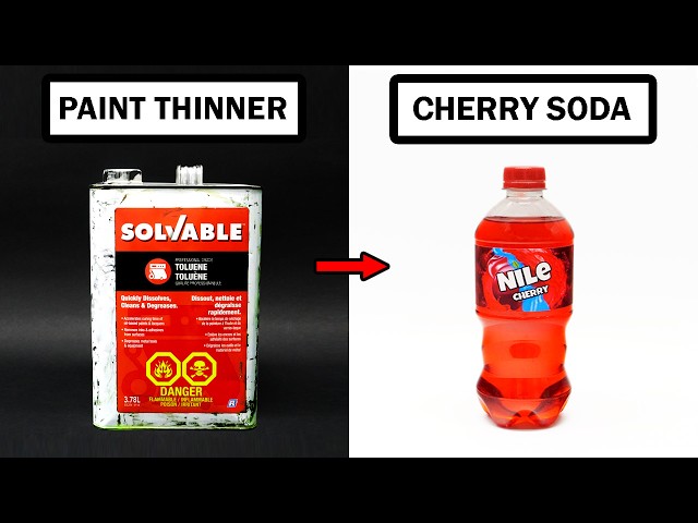Turning paint thinner into cherry soda