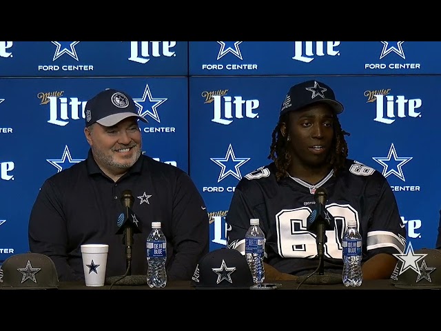 Tyler Guyton Introduction Press Conference | Dallas Cowboys 2024
