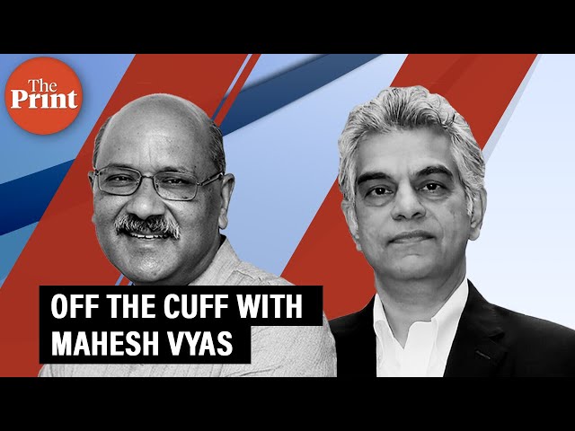 Stark reality of India’s job crisis, why it’s hit women more: Off the Cuff with Mahesh Vyas, of CMIE