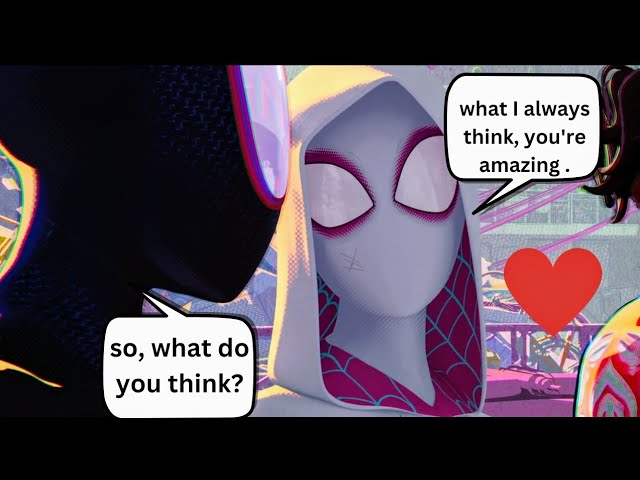 Who loves whom more, Miles or Gwen? A full analysis throughout the Spider-Verse movies.