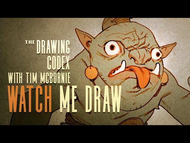 Watch me Draw the Pug Goblin! REAL TIME... FULLY NARRATED TUTORIAL