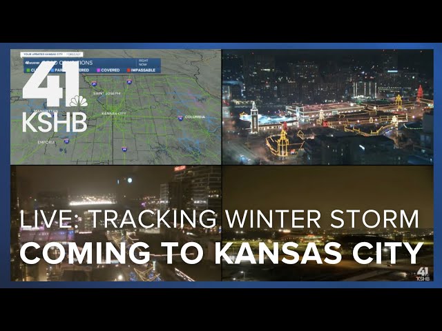 LIVE: Winter storm takes aim at Kansas City (NO AUDIO)