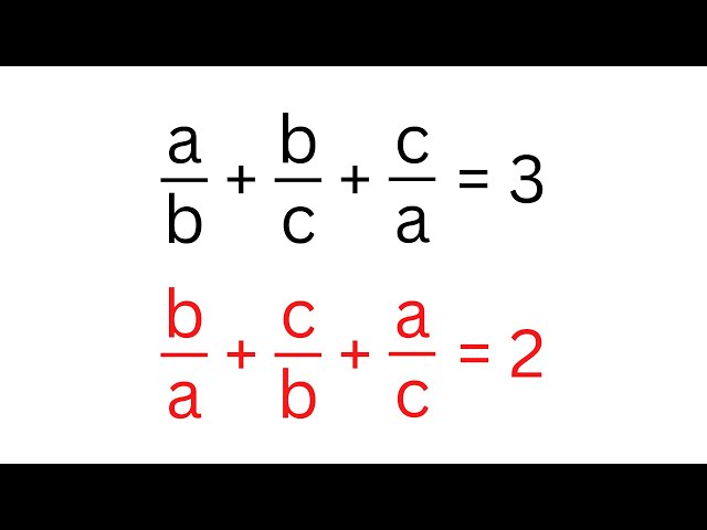 A Nice Algebra Problem | Math Question | Maths Olympiad
