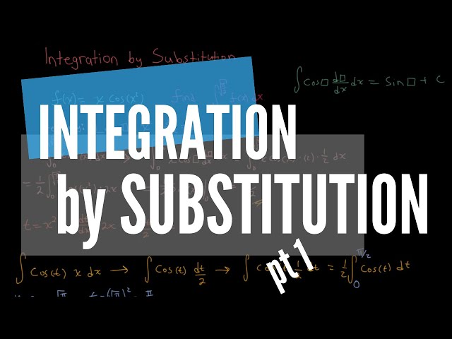 Integration by Substitution - pt 1  |  The Basics