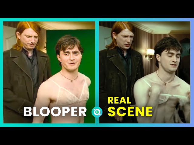 Harry Potter: Hilarious Bloopers Vs Actual Scenes | OSSA Movies