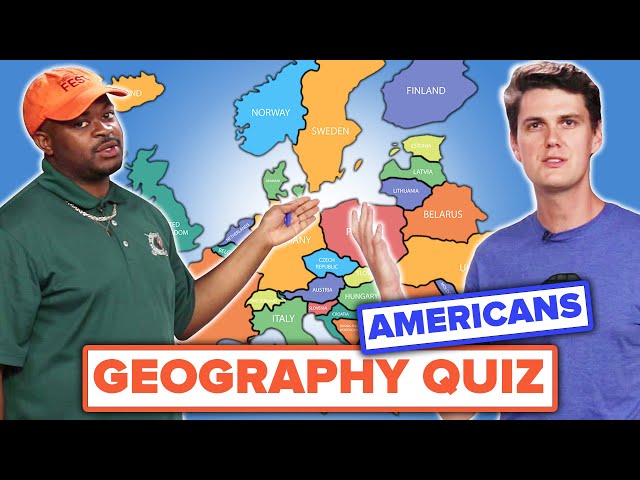 Americans Try To Label A Map of Europe