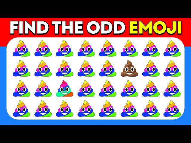 Can You Find The Odd Emoji Out? 👀 | Easy, Medium, Hard And Impossible Levels 🧠