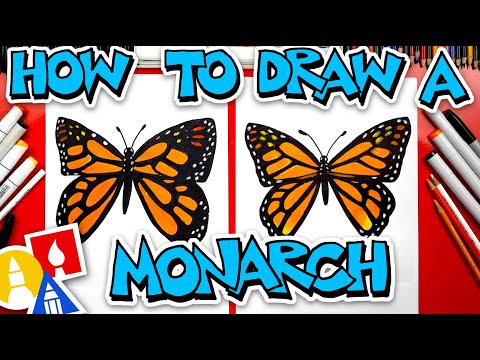 How To Draw A Monarch Butterfly