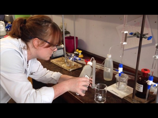 Iodine Clock - Measuring the rate of a reaction by initial rate