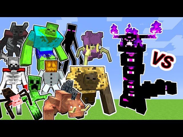 Vengeful Heart Of Ender Vs. Mutant Beasts and More Mutants in Minecraft