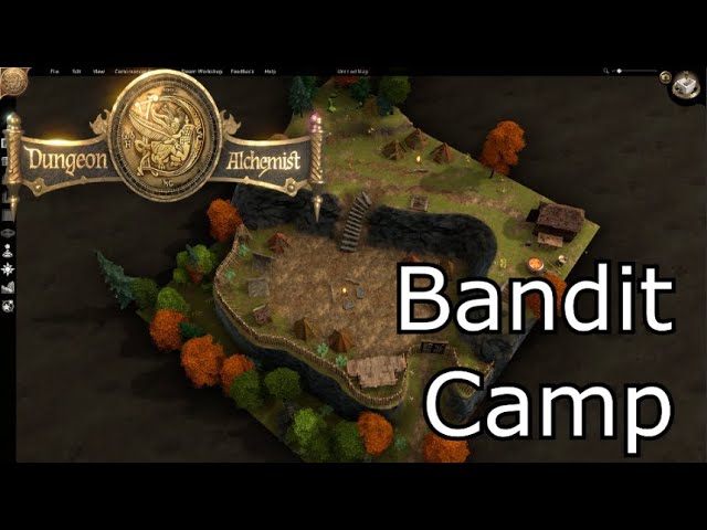 Dungeon Alchemist - Bandit Camp - TTRPG Battle Map & Encounters | CMDR_Aconite