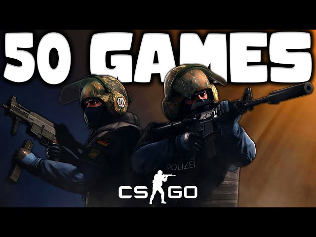 I Played 50 Games of COUNTERSTRIKE - Here's What Happened...