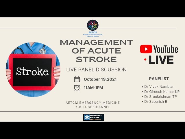 Acute Stroke Management : YouTube Live