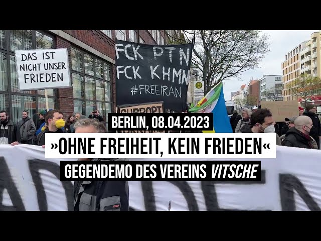 08.04.2023 #Berlin Antifa & Freie Linke #Ostermarsch #Friko #Ukraine #Russland #Friendeskoordination