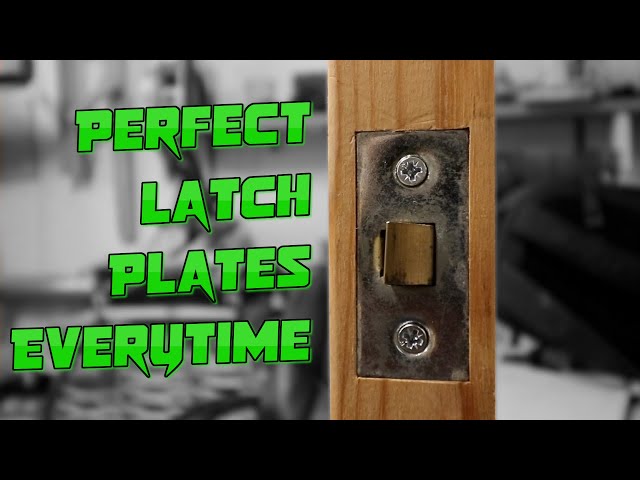 Router Jig for Mortice Latch Faceplates