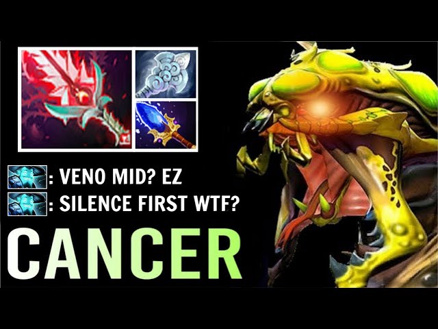 NEW META First Item Silence Venomancer Counter Storm Mid Most Hated Annoying Hero WTF Dota 2